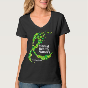 Camiseta Saúde mental Importa Verde Fita Mental Saúde A