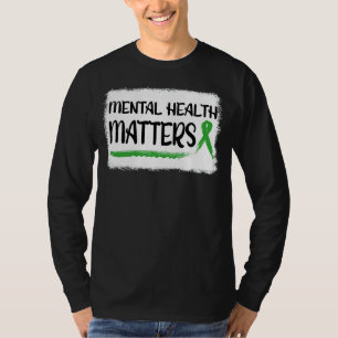 Camiseta Saúde mental Importa Verde Fita Mental Saúde A