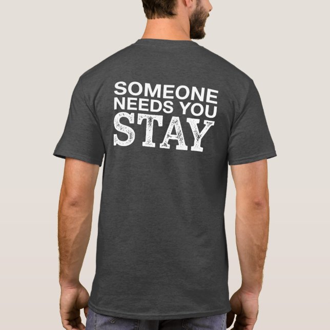 Camiseta Saúde Mental Inspiradora (Verso)