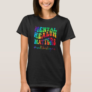 Camiseta Saúde Mental Interessa Coração Secundária Dor Cére