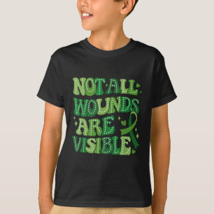 Camiseta Saúde Mental Nem Todas as Feridas São Visíveis Saú