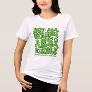 Camiseta Saúde Mental Nem Todas As Feridas Visíveis Saúde M