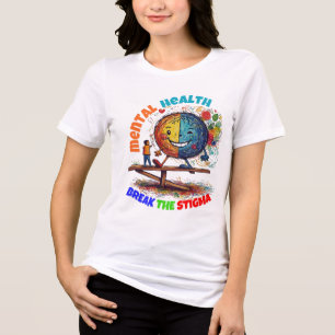 CAMISETA SAÚDE MENTAL - QUEBRA O ESTÍGMA