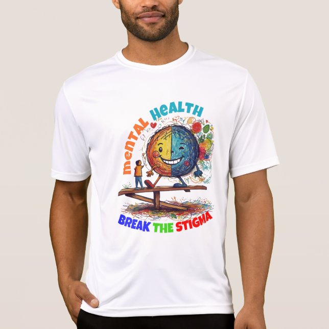 CAMISETA SAÚDE MENTAL - QUEBRA O ESTÍGMA (Frente)