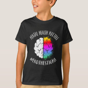 Camiseta Saúde Mental S Feliz Fim Estigma Sensibilização Gr