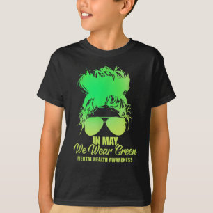 Camiseta Saúde Mental S Nós Usamos Verde Conscientização so