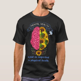 Camiseta Saúde Mental Sensibilização para a Prevenção do Su