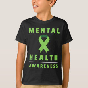 Camiseta Saúde Mental Sensibilização para o stress Saúde Me