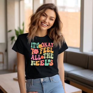 Camiseta Saúde Mental Sinta Todos os Sentimentos