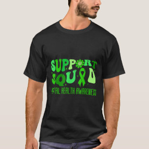 Camiseta Saúde Mental Suporte à Consciência Esquadrão