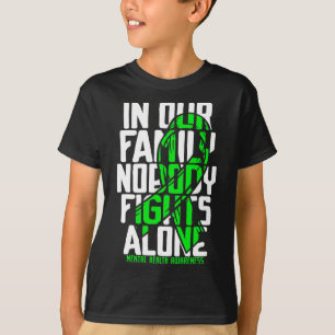 Camiseta Saúde Mental Suporte Familiar Saúde Mental Awarene
