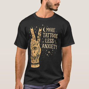 Camiseta Saúde mental tatuada mama tatuagem mais tatuagens