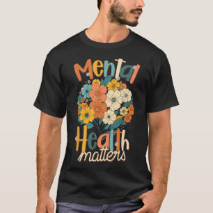 Camiseta Saúde Mental Vibrações Positivas Ansiedade Seja Ge