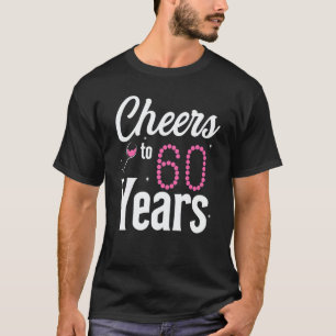 Camiseta Saúde Para 60 Anos 60º Nascer De Aniversário Em 19
