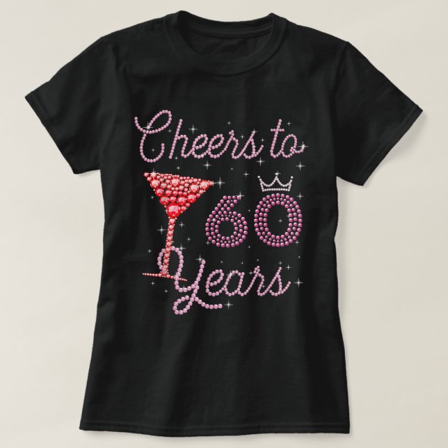 Camiseta Saúde Para 60 Anos 60 Anos Aniversário 60 Anos (Frente do Design)