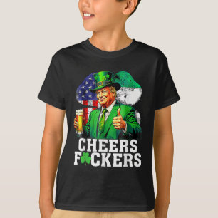 Camiseta Saúde para o Dia de São Patrício Engraçado Bebendo