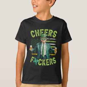 Camiseta Saúde para o Dia de São Patrício Engraçado Bebendo