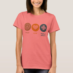 Camiseta Saúde pública do amor da paz
