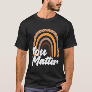 Camiseta Saúde que você importa Professor Arco-Íris bondade