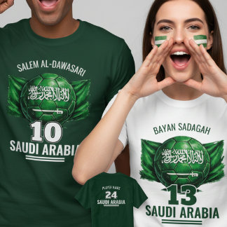 Camiseta Saudi Arabia Football National Flag Heritage Socce