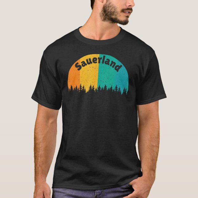 Camiseta Sauerland Germany Sauerlander German Hiking 8 (Frente)