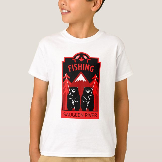 Camiseta Saugeen River Fisheries Canada (Frente)