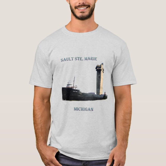 Camiseta Sault Ste Marie Michigan (Frente)