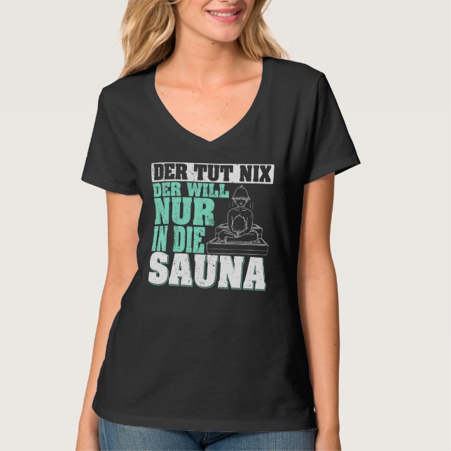 Camiseta Sauna Spa Massage Sweat Room Banya 3 (Frente)