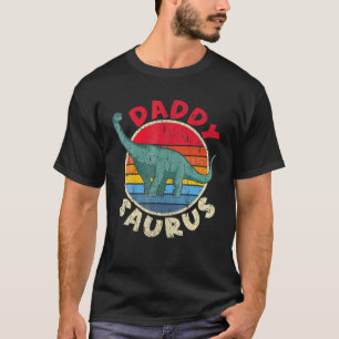 Camiseta Saurus Pai I Brachiosaurus Diplodocuus I Família M