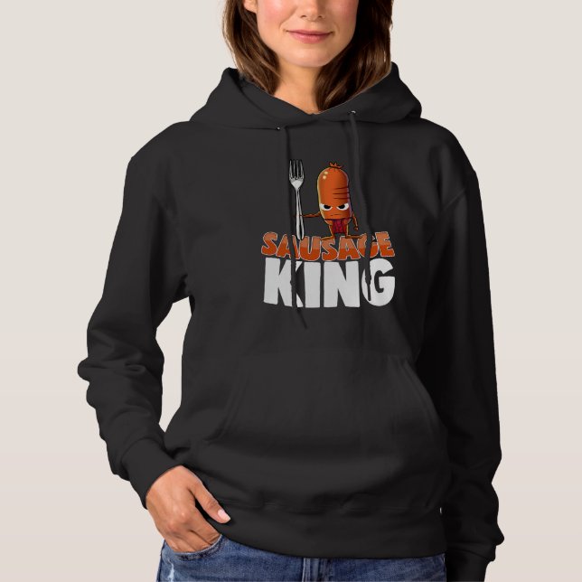 Camiseta Sausage King Best Ever  Women Sausage Love Foodie  (Frente)