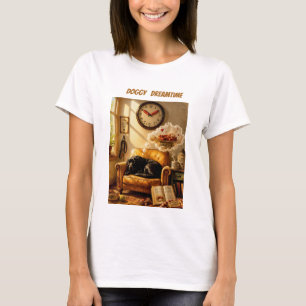 Camiseta Sausage O’Clock Dreamtime – Arte Surrealista de Cã