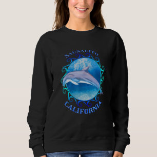 Camiseta Sausalito California Vacation Souvenir Dolphin