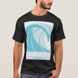 Camiseta Sausalito Praia Califórnia Oceano Pacífico CA Cras