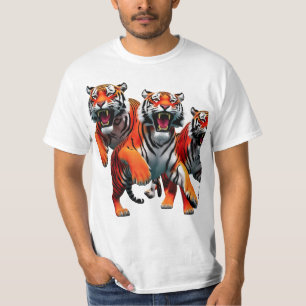 Camiseta Savage Grace: Tigres em Movimento