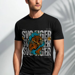Camiseta Savage Tiger Alpha Division   Streetwear 