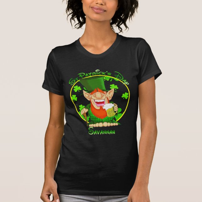 Camiseta Savana do Dia de São Patrício (Frente)