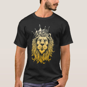 Camiseta Savanna Zoo África Animal Safari Crown Lion