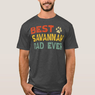 Camiseta Savannah Cat Dad Owner Breeder Lover Kitten 