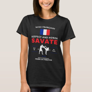 Camiseta Savate Boxe Francês Savate Lutador 