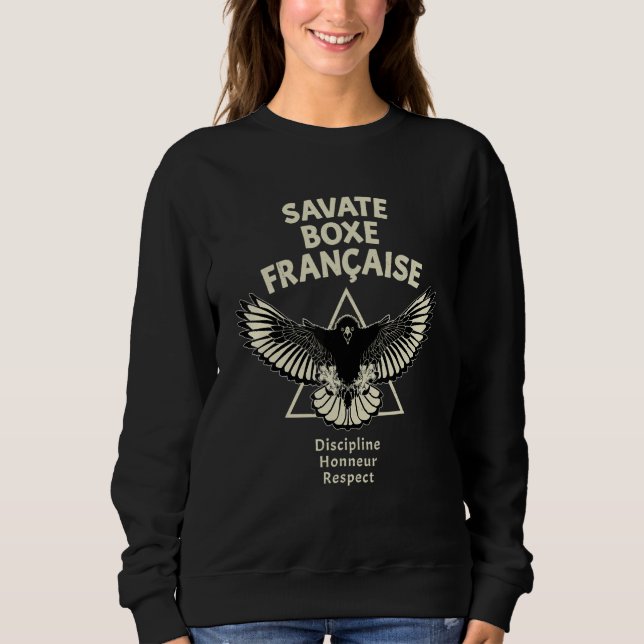 Camiseta Savate French Kickboxing Eagle (Frente)