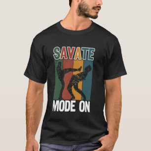 Camiseta Savate Modo Savate Ativado  Ideal para Artistas Ma