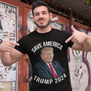 Camiseta Save America Trump 2024 Presidente Donald J. Trump