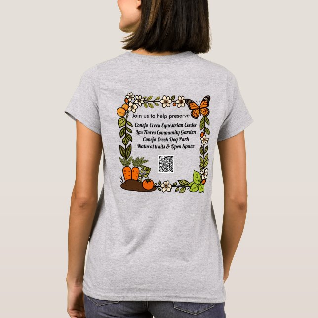 Camiseta Save Conejo Creek West 2 (Verso)