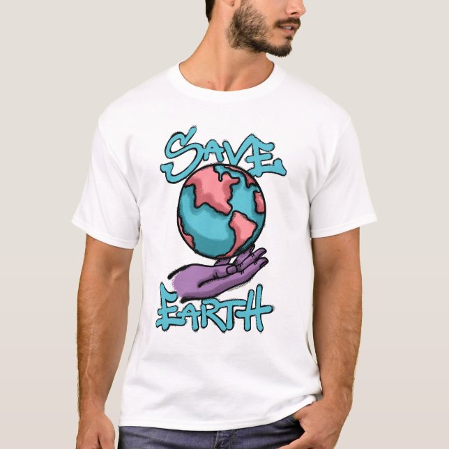 Camiseta Save Earth streetwear (Frente)