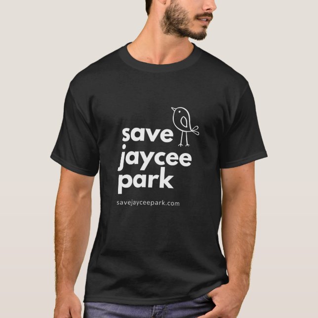 Camiseta Save Jaycee Park Design por Rynski (Variante Escur (Frente)