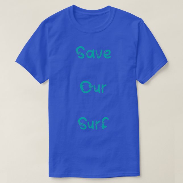 Camiseta Save our surf 10 (Frente do Design)