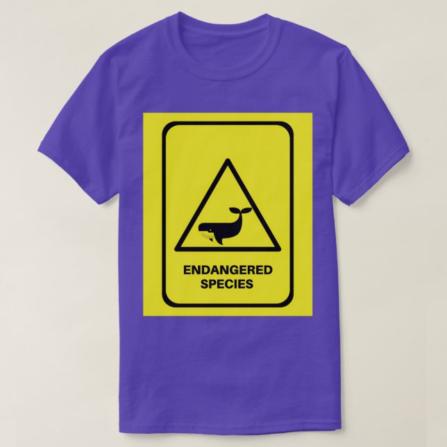 Camiseta Save The Blue whale (Frente do Design)
