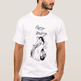 Camiseta Save The Date Modern Minimal Wedding Design