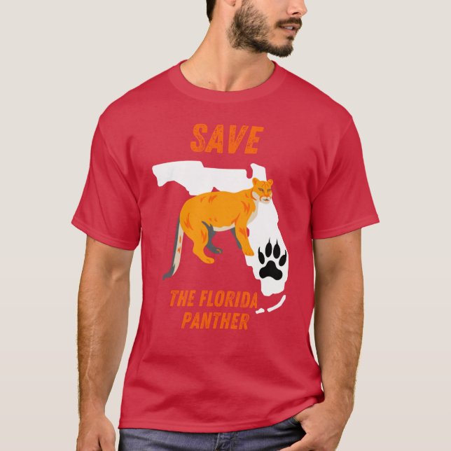 Camiseta Save The Florida Panther (Frente)