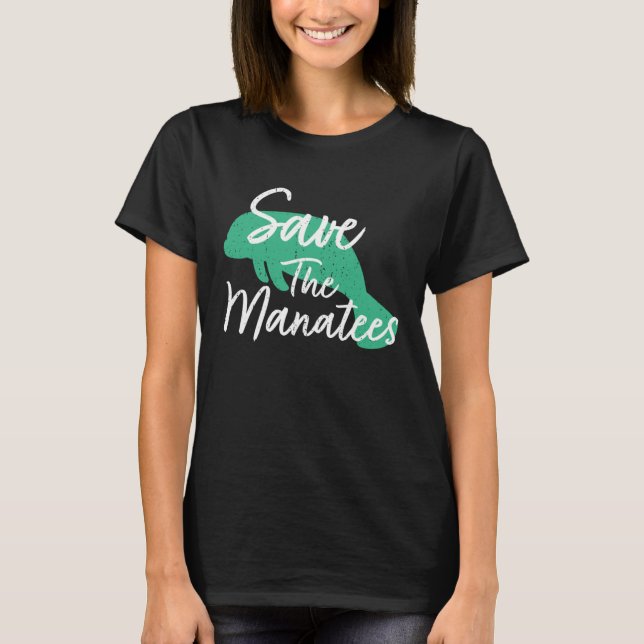 Camiseta Save The Manatees (Frente)